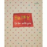 Тетрадь общая Kroyter А5,48л,клетка,скрепка Happy арт.06234
