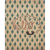 Тетрадь общая Kroyter А5,48л,клетка,скрепка Hello арт.06265