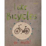 Тетрадь общая Kroyter А5,48л,клетка,скрепка Bicycle арт.06289